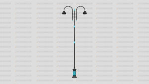 Azin Street Light Base