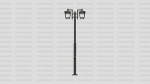 عمود أنارة المتنزهات لوج