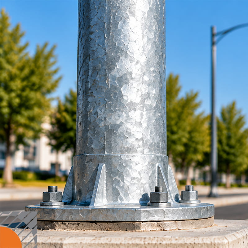 خرید پایه چراغ خیابانی