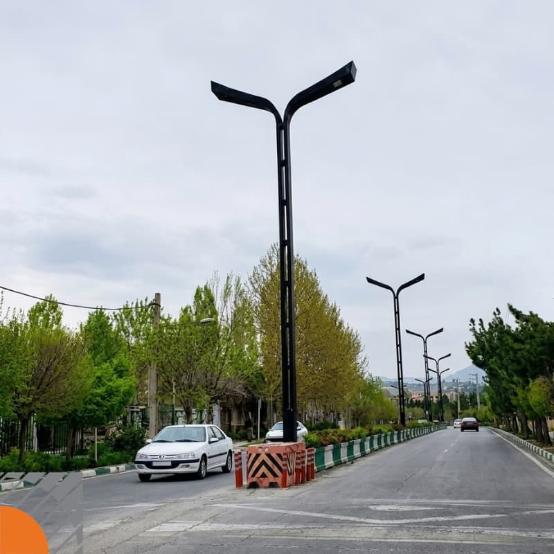 پایه چراغ خیابانی گالوانیزه